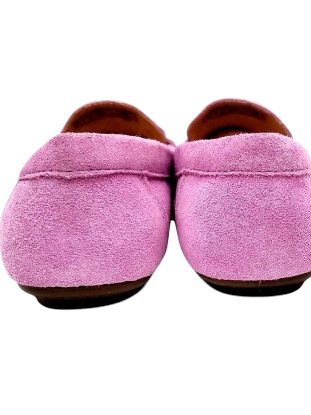 Women's VIONIC Montera Suede Leather Moccasin Flats Orchid Purple - Picture 4 of 7
